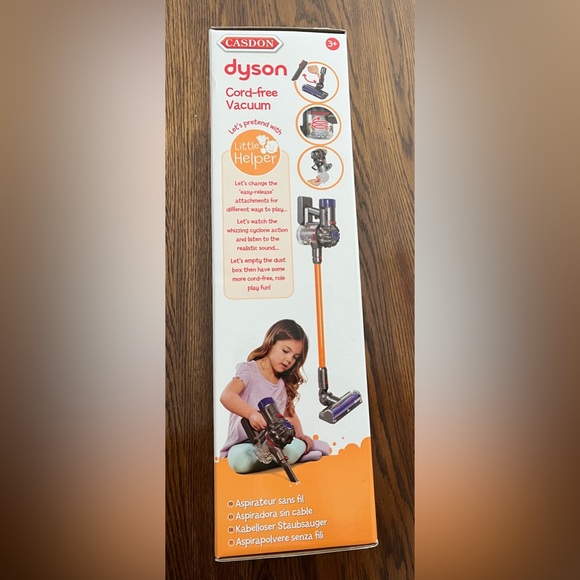Kids Vacuum Cadson Dyson Cord-Free Vacuum Pretend Play for kids Real Suction NEW - Picture 4 of 6